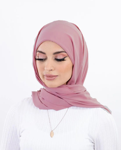 Instant Chiffon Hijab - Pin-Free Jersey Bonnet