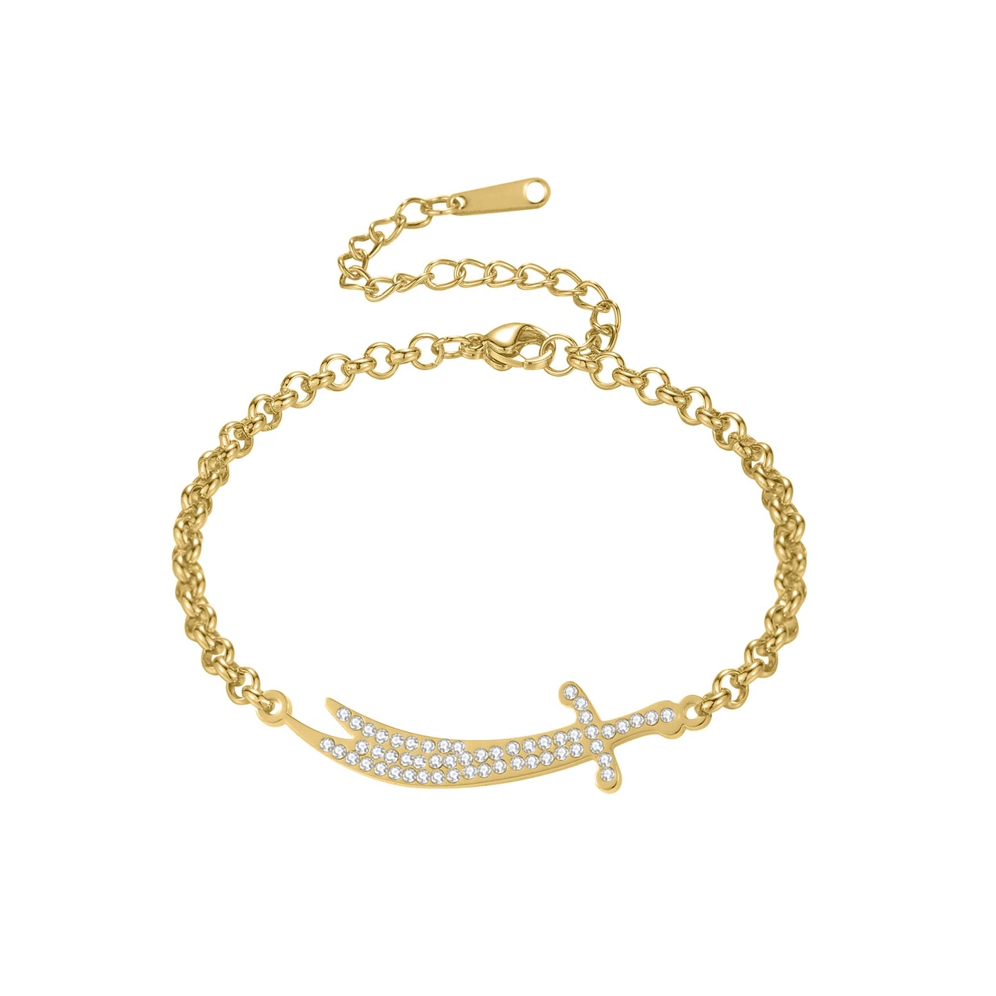 Imam Ali Sword Bracelet - Stainless Steel Chain