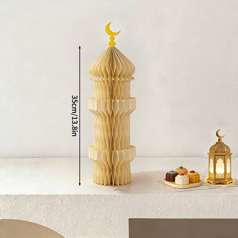 Ramadan Honeycomb Ornaments - DIY Paper Eid Decoration Set