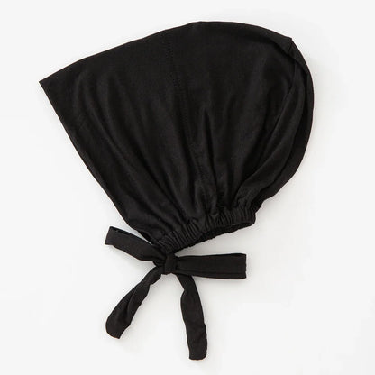 Women's Cotton Jersey Hijab Undercap - Tie Back Inner Cap with 82 Color Options