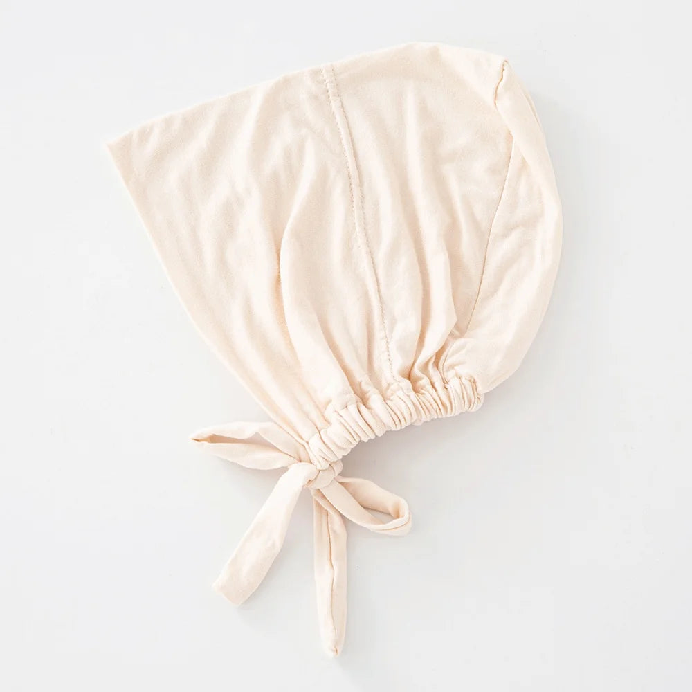 Women's Cotton Jersey Hijab Undercap - Tie Back Inner Cap with 82 Color Options