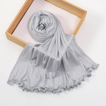 Modal Cotton Jersey Hijab - Stretch Scarf 170x55cm