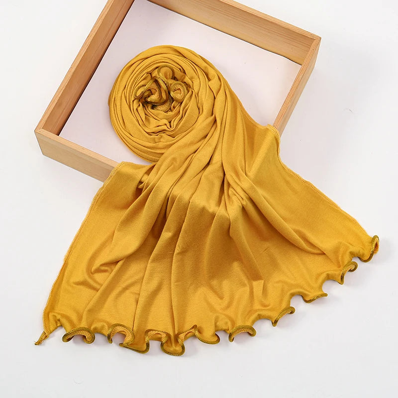 Modal Cotton Jersey Hijab - Stretch Scarf 170x55cm