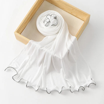 Modal Cotton Jersey Hijab - Stretch Scarf 170x55cm