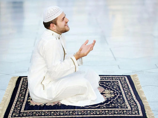 Soft Islamic Prayer Mat | Comfortable Muslim Prayer Rug for Daily Worship & Ramadan