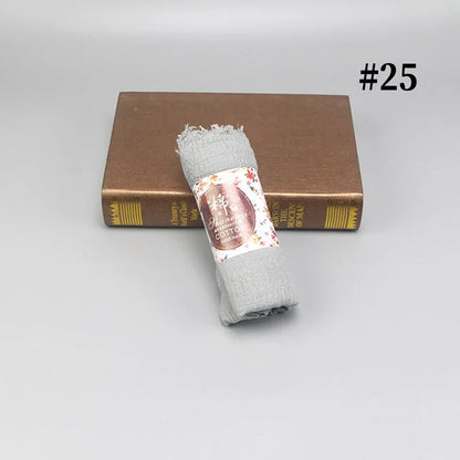 Bubble Cotton Crinkle Cloud Hijab – Solid Color Muslim Head Scarf & Shawl for Women | 40 Colors