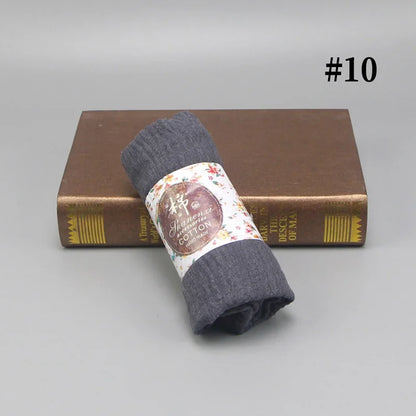 Bubble Cotton Crinkle Cloud Hijab – Solid Color Muslim Head Scarf & Shawl for Women | 40 Colors