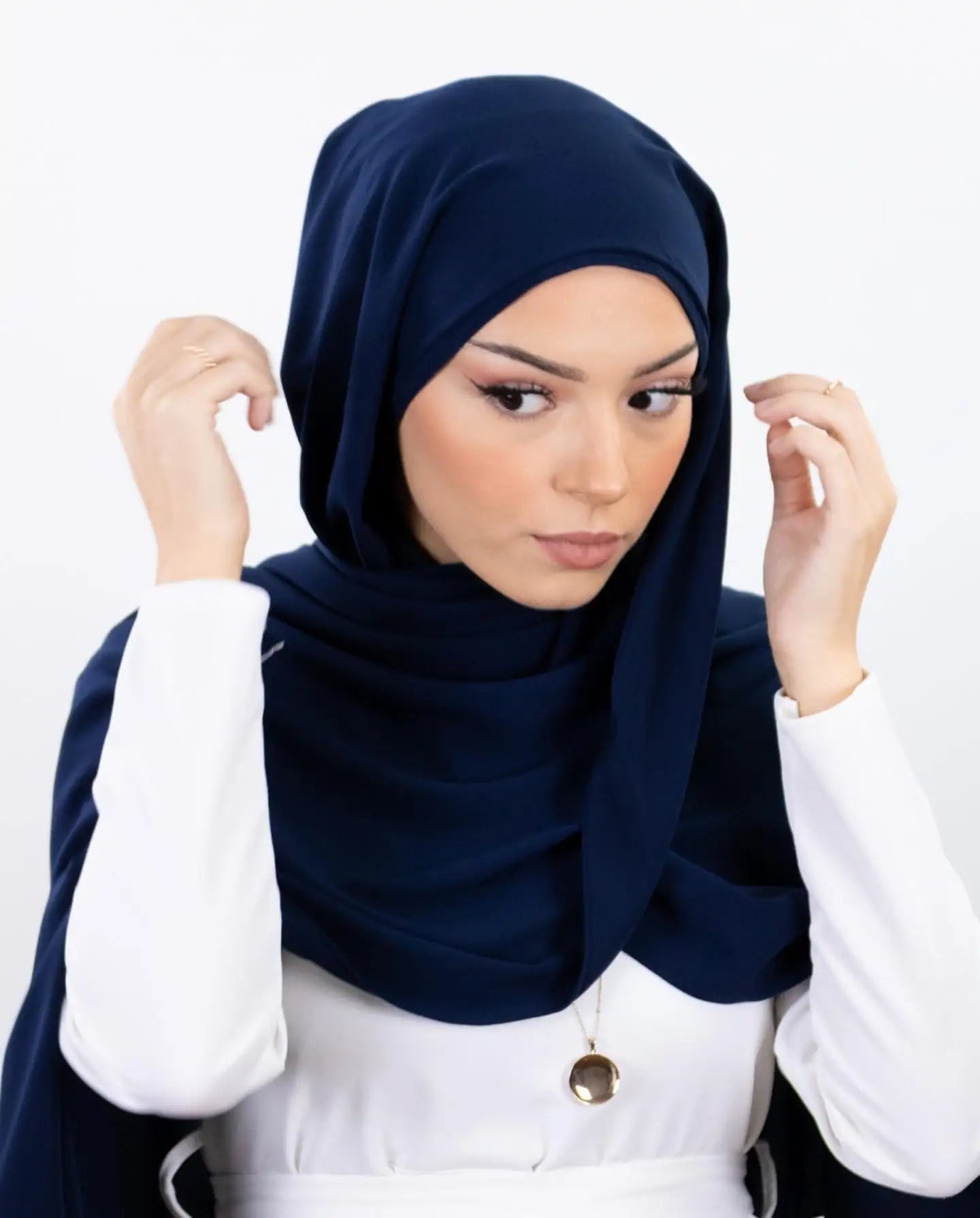 Instant Chiffon Hijab - Pin-Free Jersey Bonnet