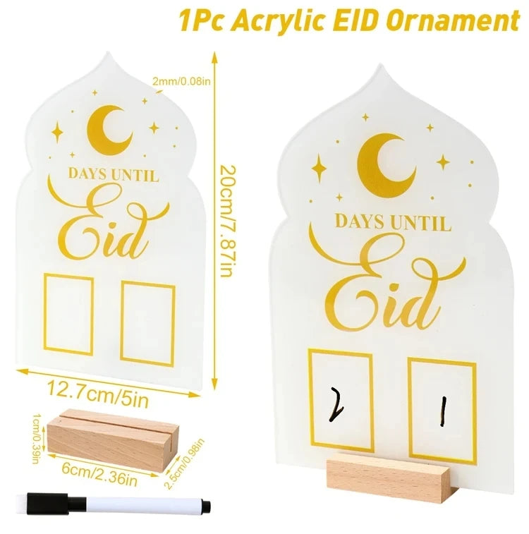Ramadan Countdown Calendar - Ramadan Acrylic Ornament