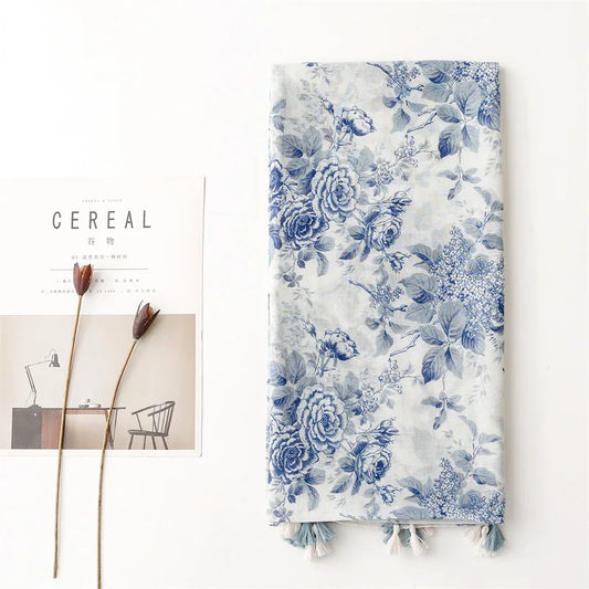 Printed Cotton Hijab Scarf & Shawl for Women | Lightweight Beach Wrap | 5 Designs