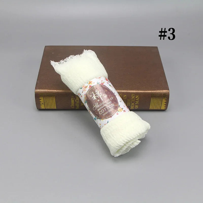 Bubble Cotton Crinkle Cloud Hijab – Solid Color Muslim Head Scarf & Shawl for Women | 40 Colors