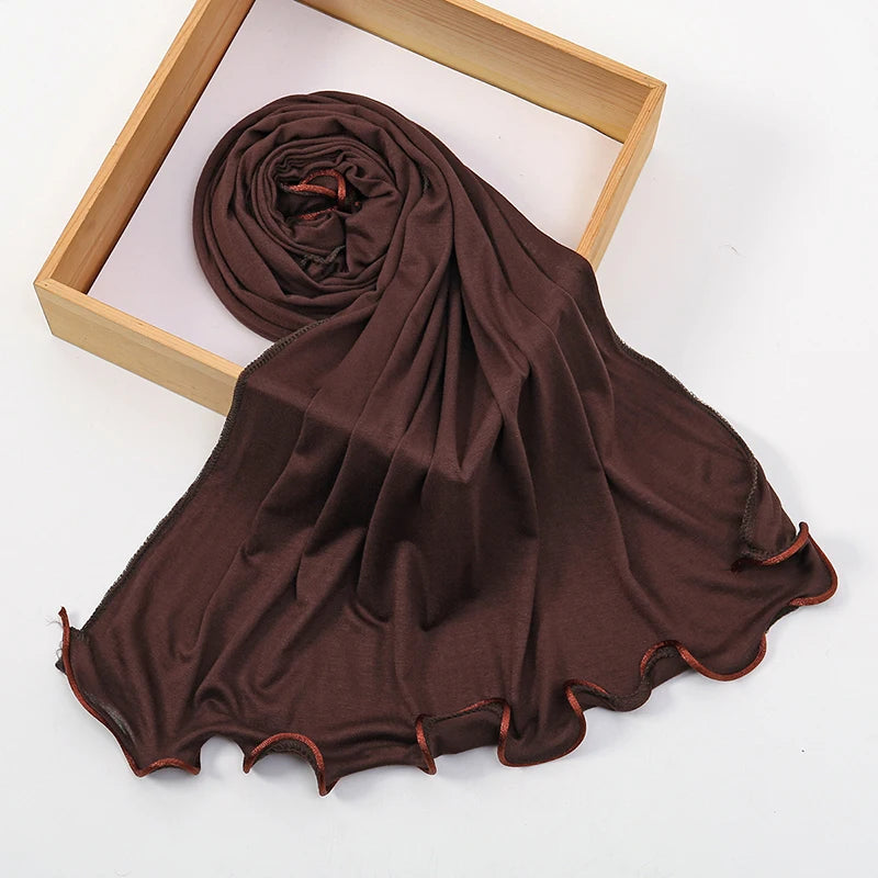 Modal Cotton Jersey Hijab - Stretch Scarf 170x55cm