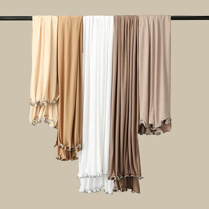 Modal Cotton Jersey Hijab - Stretch Scarf 170x55cm