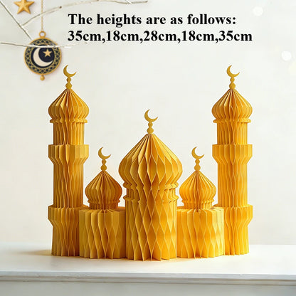 Ramadan Honeycomb Ornaments - DIY Paper Eid Decoration Set
