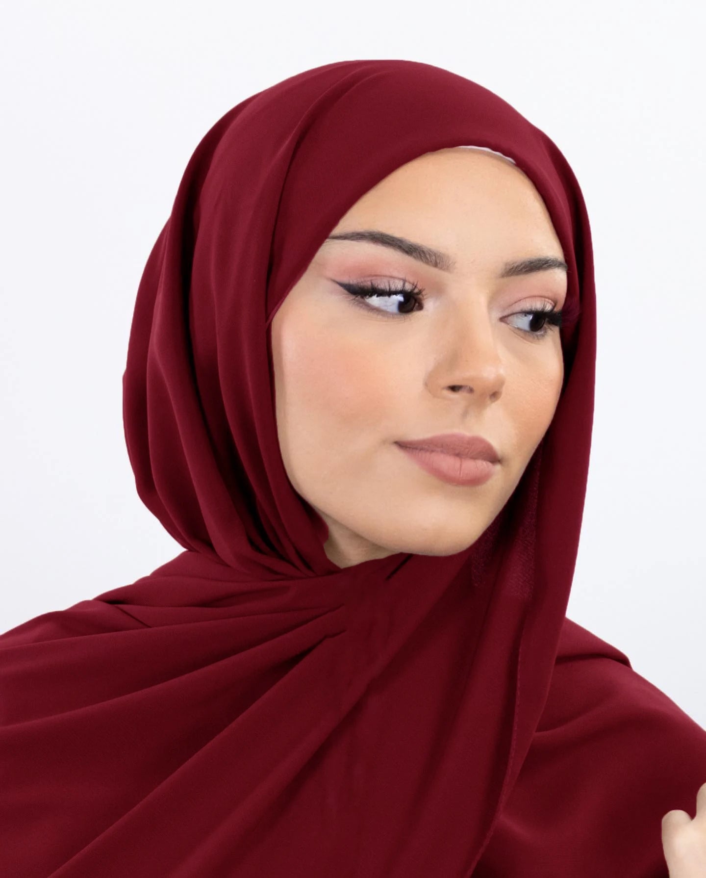 Instant Chiffon Hijab - Pin-Free Jersey Bonnet