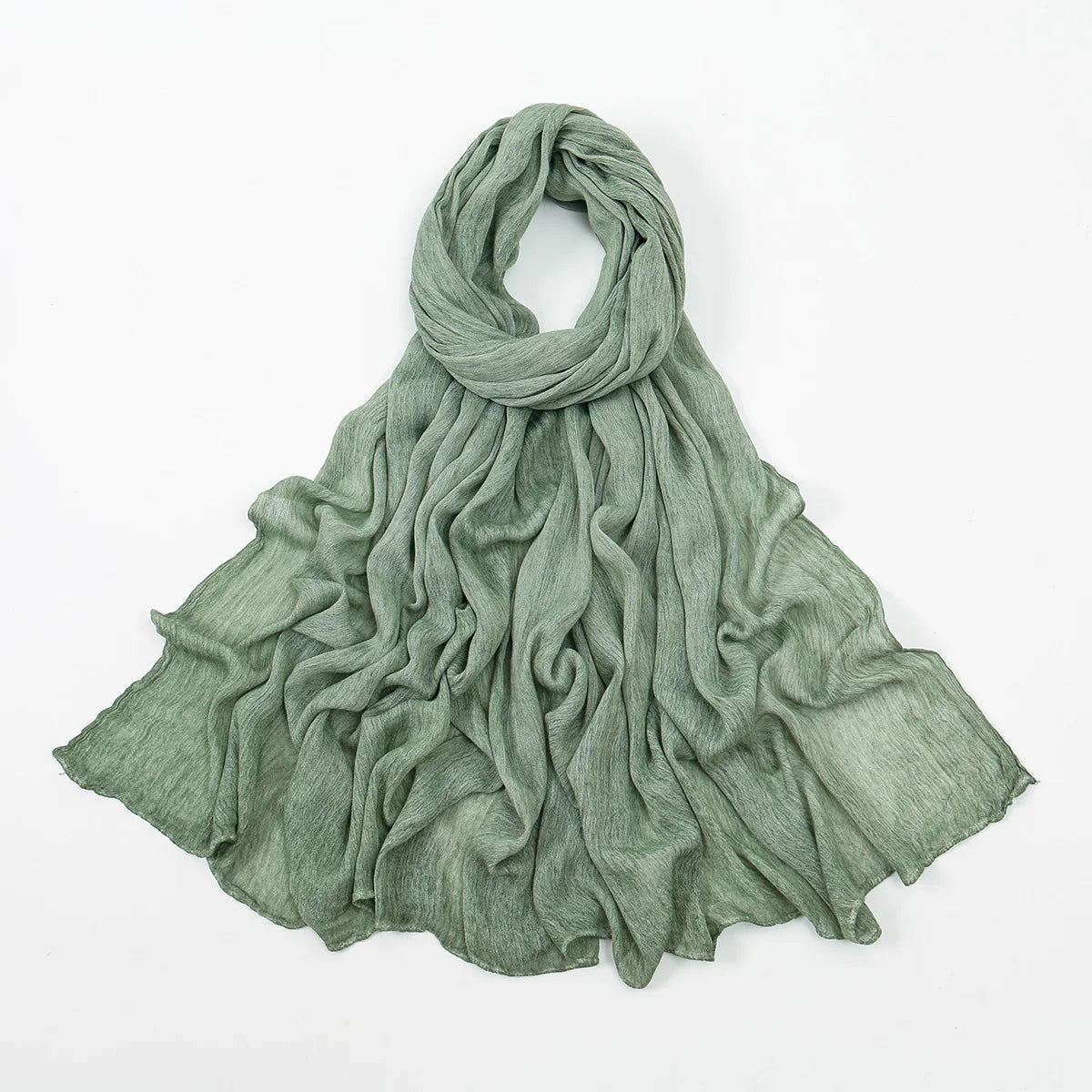 Rayon Cotton Hijab Scarf - Soft Shawl 180x80cm