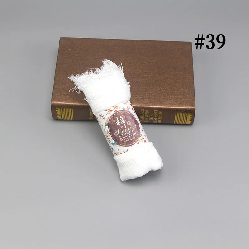 Bubble Cotton Crinkle Cloud Hijab – Solid Color Muslim Head Scarf & Shawl for Women | 40 Colors