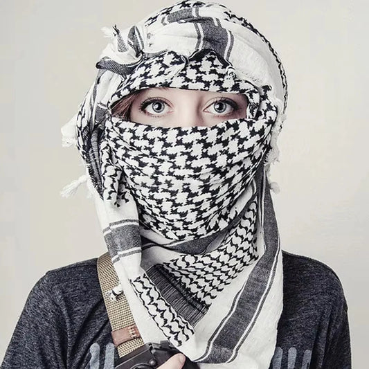 Keffiyeh Scarf - Arab Headscarf 95x95cm