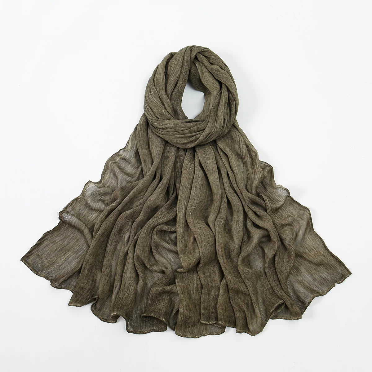 Rayon Cotton Hijab Scarf - Soft Shawl 180x80cm