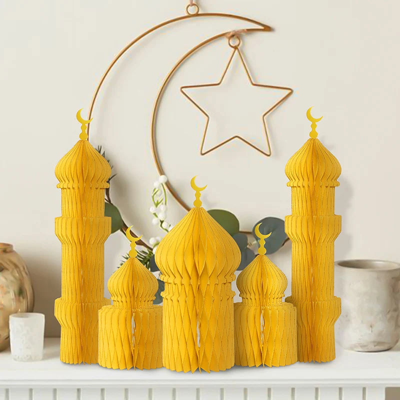 Ramadan Honeycomb Ornaments - DIY Paper Eid Decoration Set