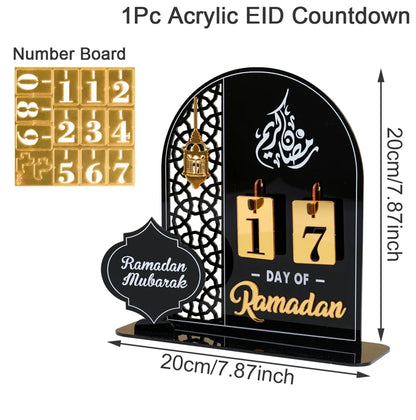 Ramadan Countdown Calendar - Ramadan Acrylic Ornament