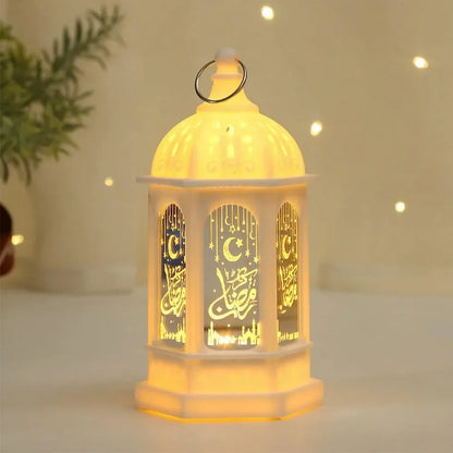 Eid Mubarak LED Lantern - Ramadan Decorative Night Light