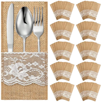 Bismillah Cutlery Holders - 10pcs Ramadan Table Decor