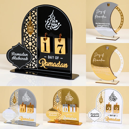 Ramadan Countdown Calendar - Eid Mubarak Home Decoration