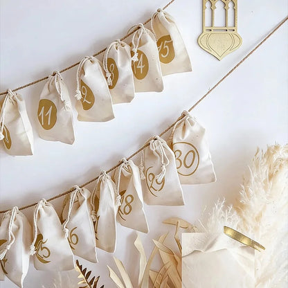Ramadan Countdown Calendar - 30 Day Advent with Bags