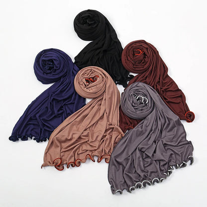 Modal Cotton Jersey Hijab - Stretch Scarf 170x55cm