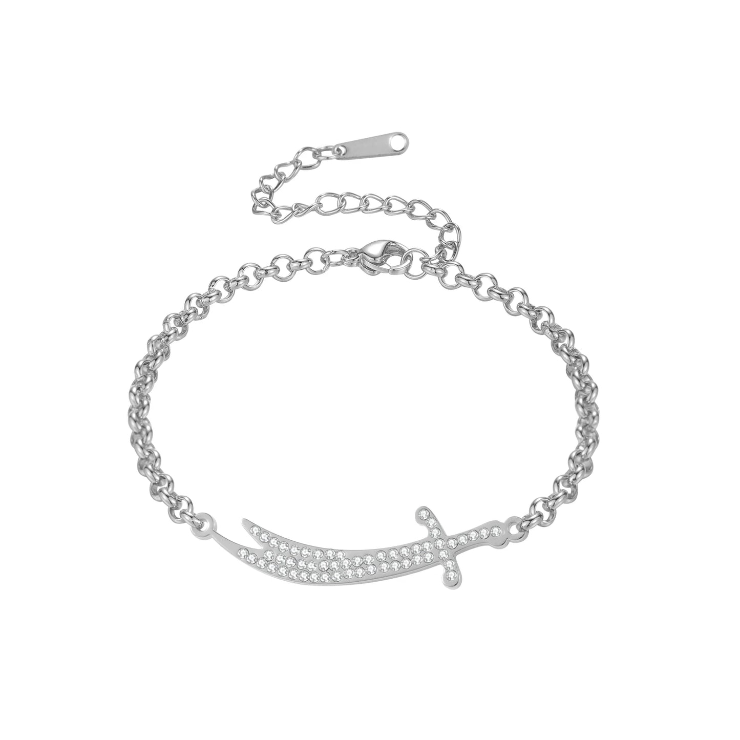 Imam Ali Sword Bracelet - Stainless Steel Chain