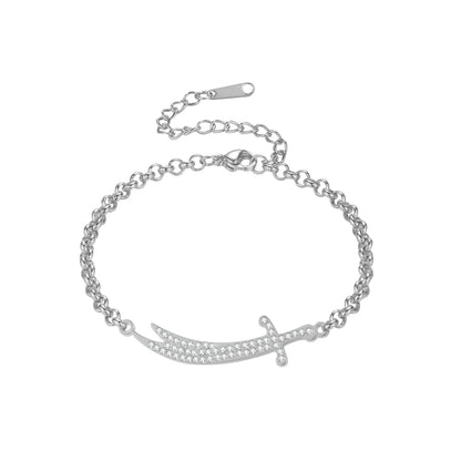 Imam Ali Sword Bracelet - Stainless Steel Chain