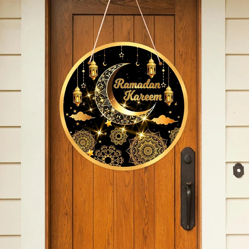 Eid Mubarak Door Hanging - Ramadan Decoration Flag