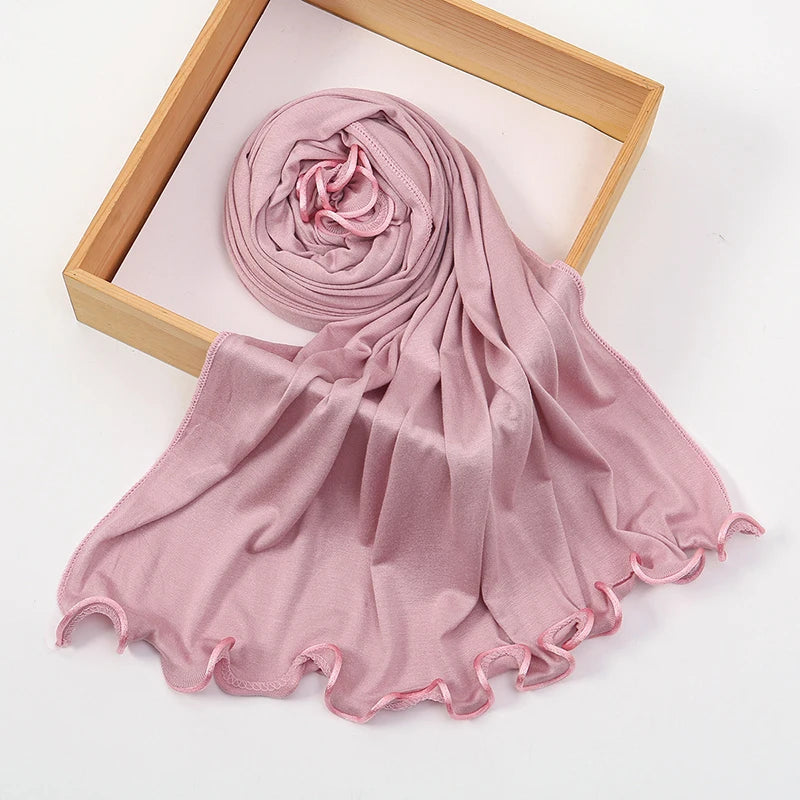 Modal Cotton Jersey Hijab - Stretch Scarf 170x55cm