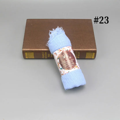 Bubble Cotton Crinkle Cloud Hijab – Solid Color Muslim Head Scarf & Shawl for Women | 40 Colors