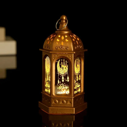 Eid Mubarak LED Lantern - Ramadan Decorative Night Light