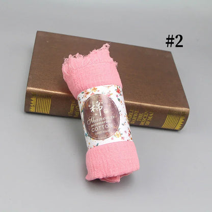 Bubble Cotton Crinkle Cloud Hijab – Solid Color Muslim Head Scarf & Shawl for Women | 40 Colors