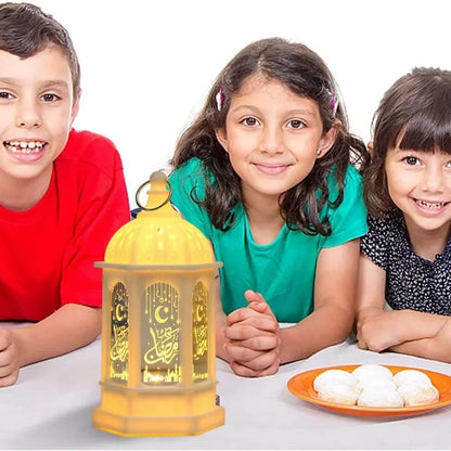 Eid Mubarak LED Lantern - Ramadan Decorative Night Light