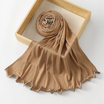 Modal Cotton Jersey Hijab - Stretch Scarf 170x55cm