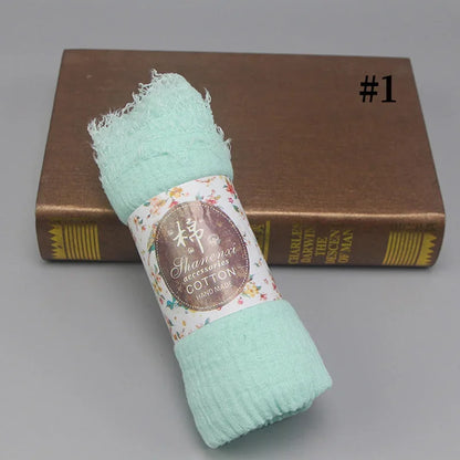 Bubble Cotton Crinkle Cloud Hijab – Solid Color Muslim Head Scarf & Shawl for Women | 40 Colors