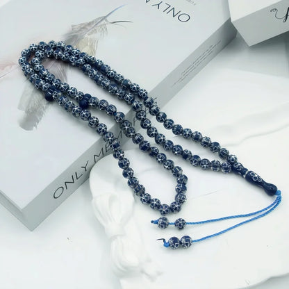 99 Bead Tasbih - Muslim Prayer Beads with Tassel