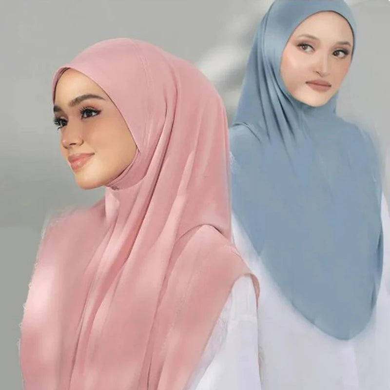 Modal Hijab Scarf - Instant Head Wrap for Women