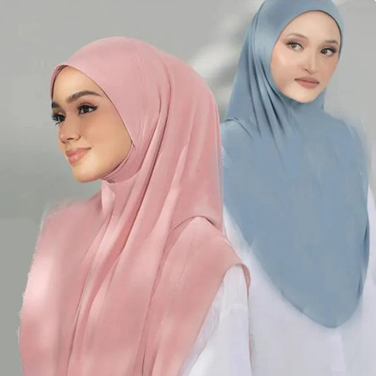 Modal Hijab Scarf - Instant Head Wrap for Women