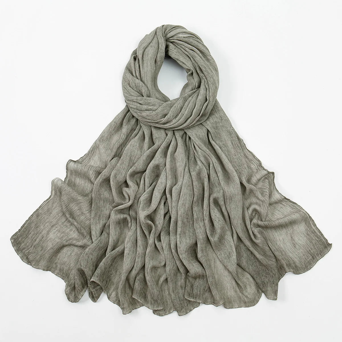 Rayon Cotton Hijab Scarf - Soft Shawl 180x80cm