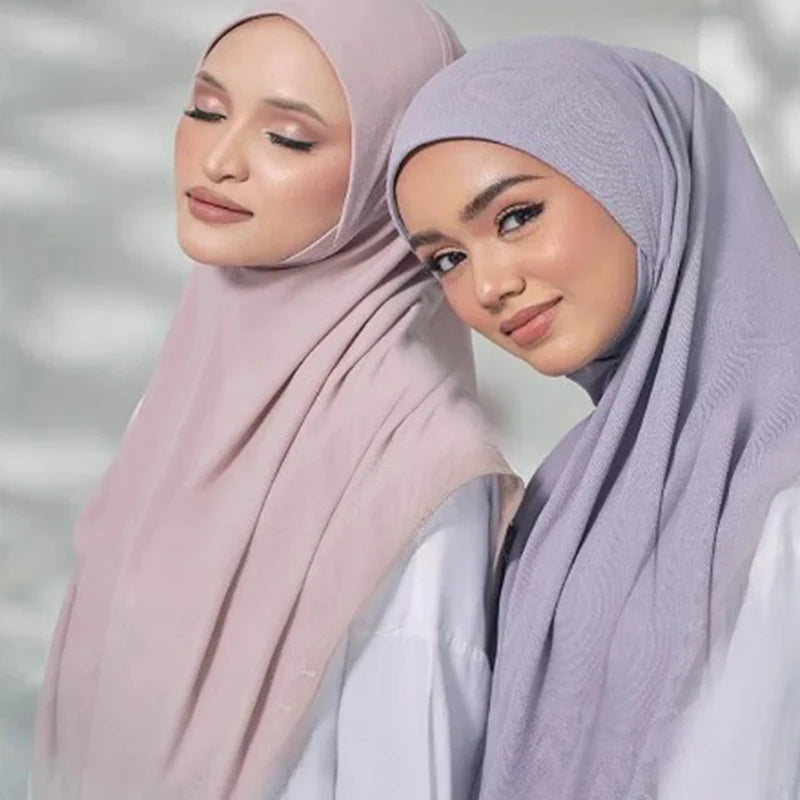 Modal Hijab Scarf - Instant Head Wrap for Women