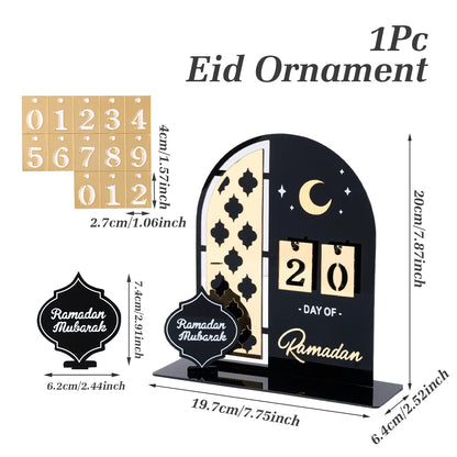 Ramadan Countdown Calendar - Ramadan Acrylic Ornament