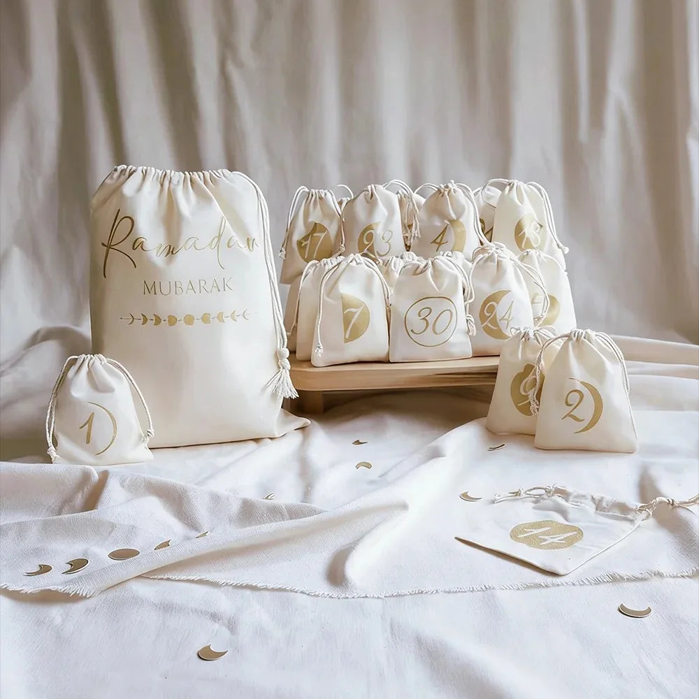 Ramadan Countdown Calendar - 30 Day Advent with Bags