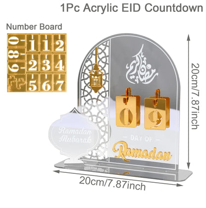 Ramadan Countdown Calendar - Ramadan Acrylic Ornament