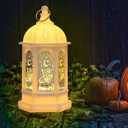 Eid Mubarak LED Lantern - Ramadan Decorative Night Light