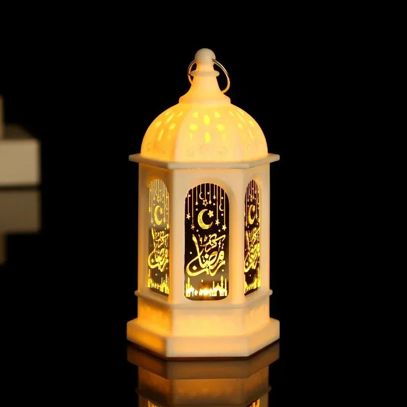 Eid Mubarak LED Lantern - Ramadan Decorative Night Light